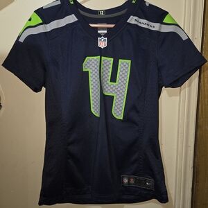 Seattle Seahawks Navy and Green Jersey